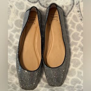 INC Juney Rhinestone Flats Size 9
